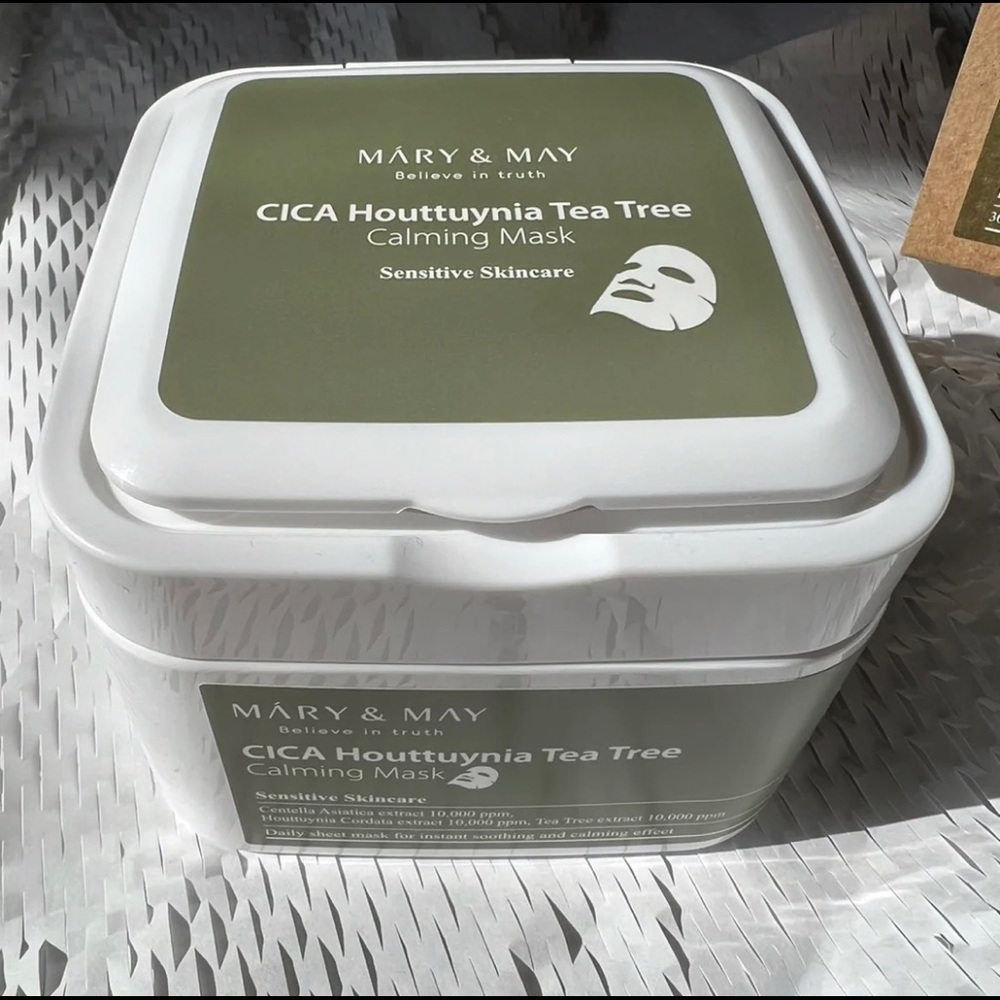 Mary & May Cica Houttuynia Tea Tree Calming Sheet Masks
